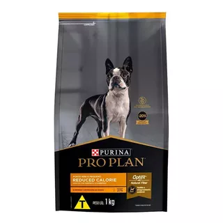 Alimento Pro Plan Optifit Reduced Calorie Para Cão Adulto De Raça Pequena Sabor Frango E Arroz Em Sacola De 1kg