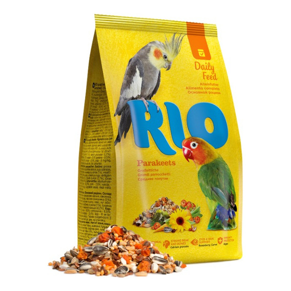 Alimento Balanceado Rio Para Cotorrita, Ninfa Y Agaporni 1kg