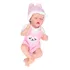 Baby Toy 12in Girl Doll Lovely Long Eyelashes Soft Silicone