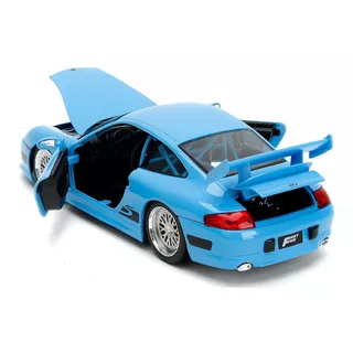 Brian's Porsche 911 Gt3 Rs Azul Rapido Y Furioso 1:24 Jada