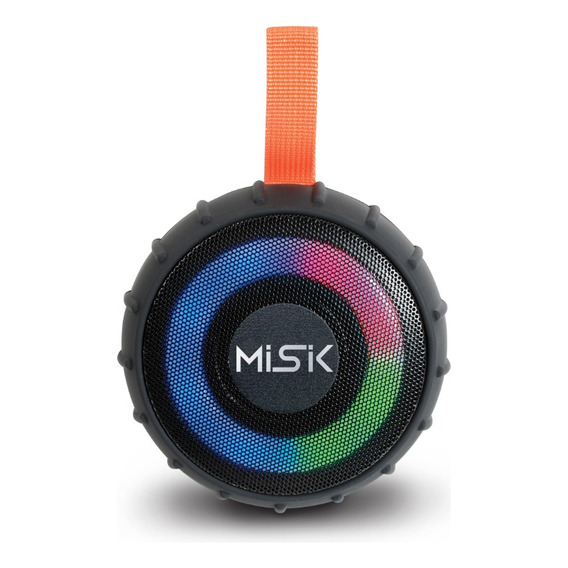 Misik - Bocina Ipx5 Contra Agua Regadera - Sd, Fm Microfono Color Negro