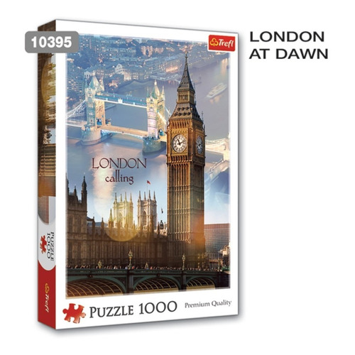 Rompecabeza Puzzle X 1000 Londres Al Amanecer Trefl 10395