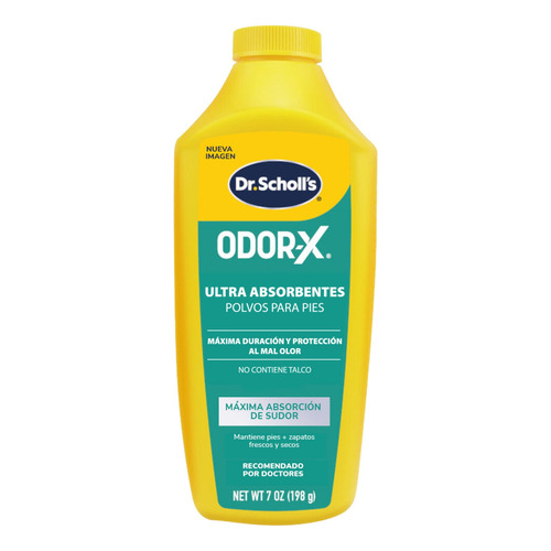 Talco Dr Scholls Odor X Ultra Absorbente 198gr
