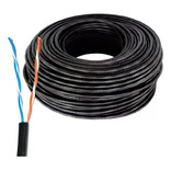 Cable Utp Bobina Rollo 100m Categoria 5e Exterior 2 Pares