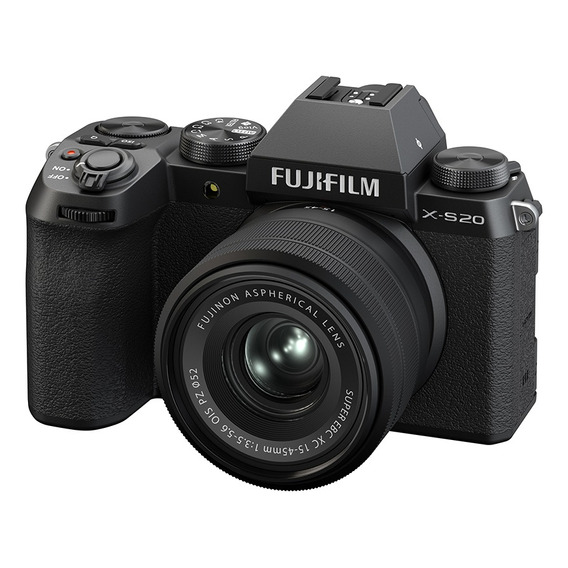 Cámara Fujifilm X-s20 Negra + Xc1545mm