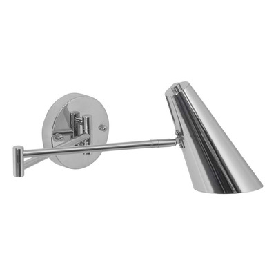 Aplique Doble Brazo Cromo Apto Led Pared Deco Diseño