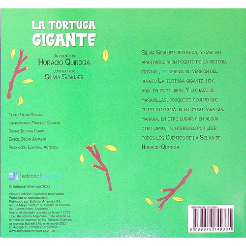 La Tortuga Gigante - Horacio Quiroga