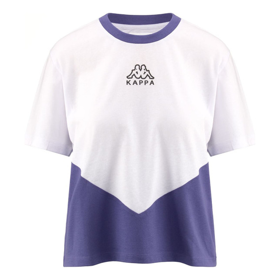 Polo Kappa Logo Ece Blanco Mujer