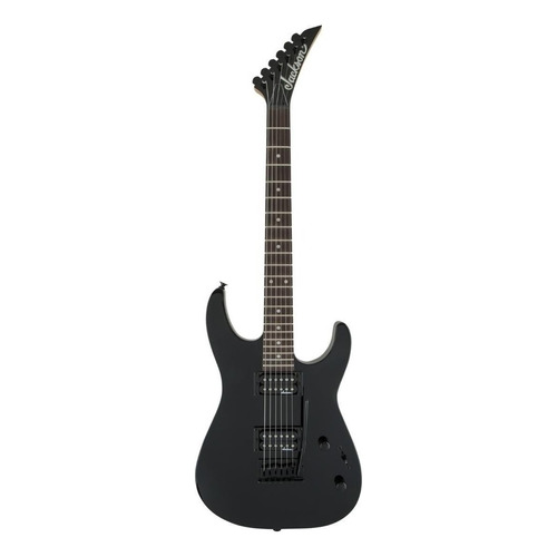 Guitarra eléctrica Jackson JS Series JS11 dinky de álamo gloss black brillante con diapasón de amaranto