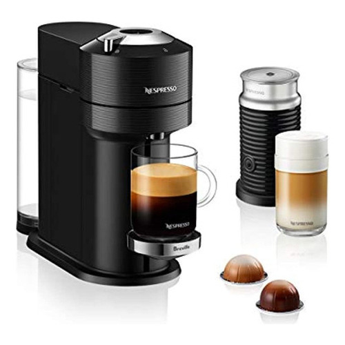 Nespresso Vertuo Next Con Aeroccino 3 De Breville, Negro