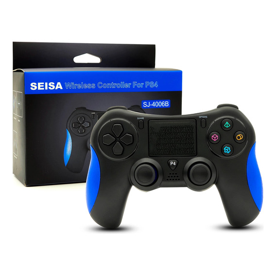 Joystick Compatible Ps4 Premium Seisa Inalámbrico + Cable