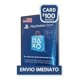 Cartão Psn  Dólares Usa Ps3 Ps4 Psn Card 100 Americana