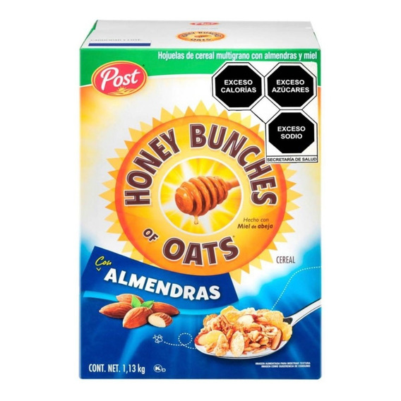 Cereal Post Honey Bunches Of Oats Con Almendras De 1.13 Kg