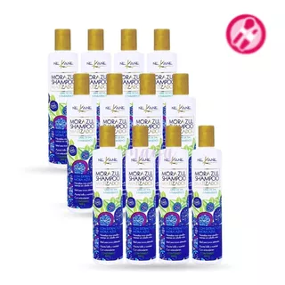  Shampoo Mora Azul  5 Pz Matizador Rubios Canas 300ml Nekane