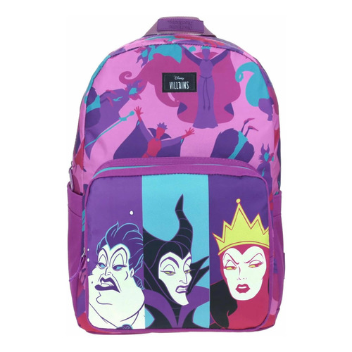 Mochila Escolar Grande Chenson Disney Villanas Porta Laptop 15 Pulgadas Vi65670-f Evils Color Rosa