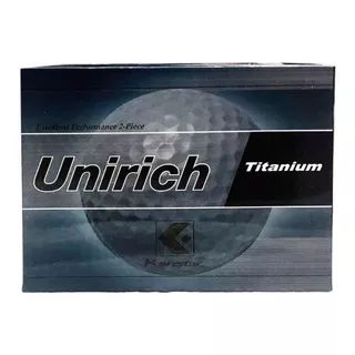 Pelotas Bolas De Golf Titanium Unirich  Pack X 12 (docena)