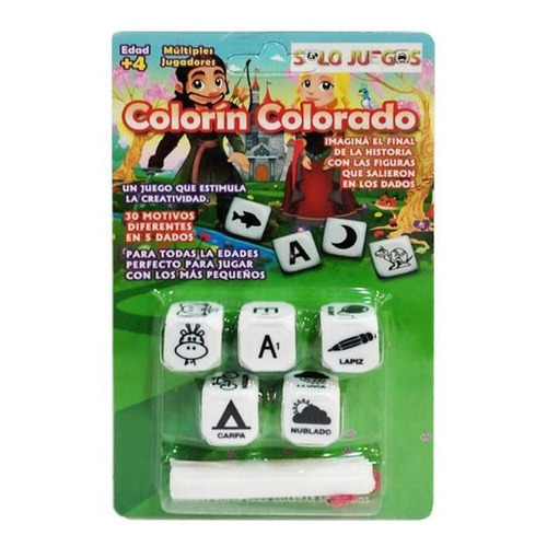 Juego De Dados Colorin Colorado Solo Juegos Color Nude