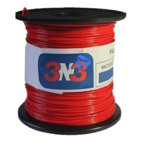 Filamento 3D Flex 3n3 de 1.75mm y 500g rojo