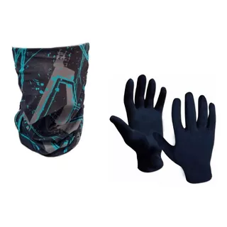 Combo Térmico!! Cuello Termico Geld + Guantes-6 Cuo