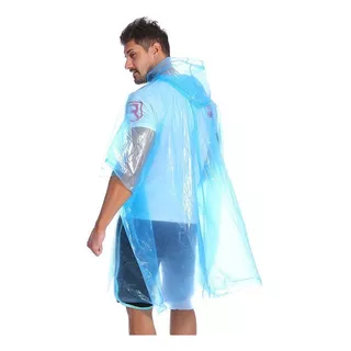 Piloto Poncho De Lluvia Adultos Niños Color Pack 10 Unidades