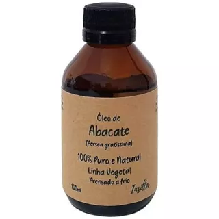 Óleo Vegetal De Abacate 100%puro E Natural 100ml