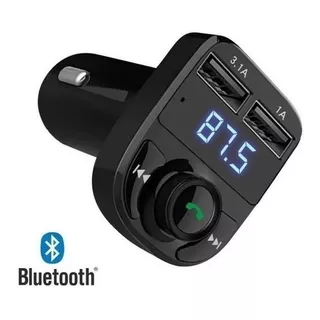 Adaptador Bluetooth X8 Fm Cargador Voltimetro Reproductor