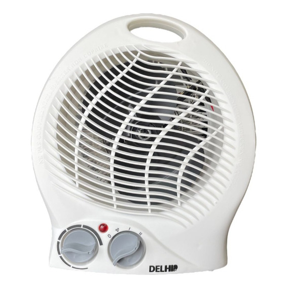 Caloventor eléctrico Delhi Hogar Dl2w dl-2000 blanco 220V 