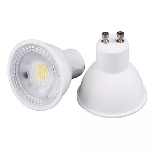 Pack X 10 Foco Dicro Led 9w = 60w Luz Día Fría Blanca 6500k Color De La Luz Blanco Fría