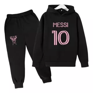 Combo Messi 10 Miami- Buzo Canguro Unisex + Jogger Pantalón