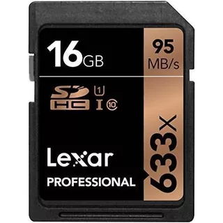 Tarjeta De Memoria Lexar Lsd16gcbnl633  Professional 633x 16gb