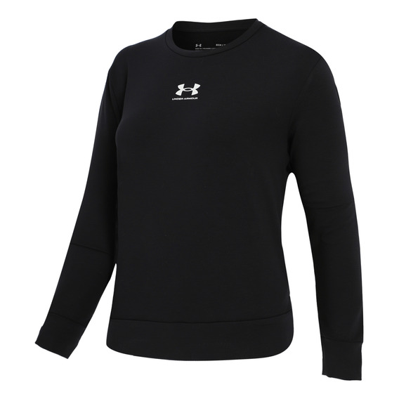 Sudadera Under Armour Entrenamiento Rival Terry Mujer Negro