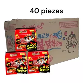 Ramen Samyang 3x Picante Caja De 40 Piezas 