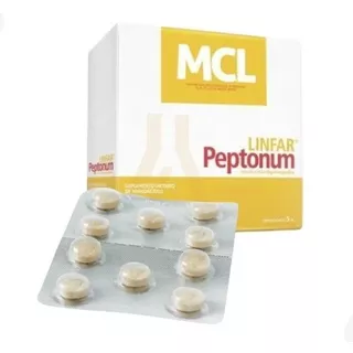 Suplemento En Comprimidos Linfar  Peptonum Peptonum Mcl Peptonas En Caja De 30ml 30 Un Pack X 2 U