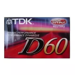 Cassette Tdk D 60 Minutos - Cromo-original -sellado