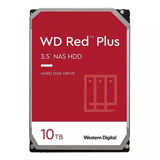 Disco Duro Interno Western Digital Wd Red Plus Wd101efbx 10tb Rojo