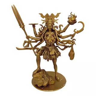 Figura De Kali Dios Hindú 25cm