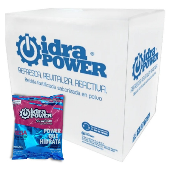 Idrapower Fresa Hidratante Con Electrolitos Caja 20 Piezas