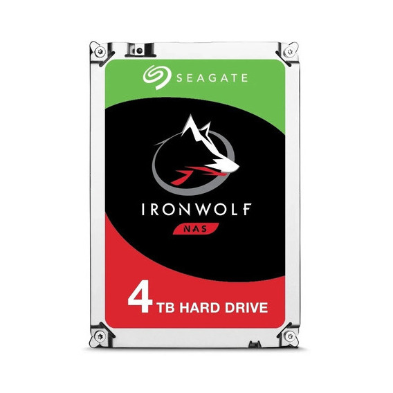 Disco Rigido 4tb Seagate 3.5 Pc  Nas Ironwolf St4000vn006 Color Plateado