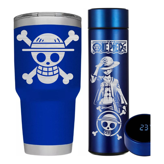 One Piece Kit Termo Digital Más Termo 30oz Acero Inoxidable