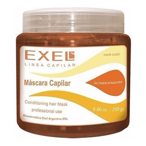 Mascara Capilar Exel Keratina 250 Gr Baño De Crema