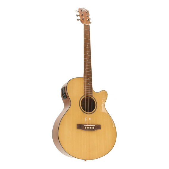 Guitarra Electroacústica Bamboo Stage Spruce 40 Gloss Con Funda Acolchada