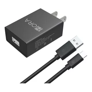 Cargador Usb Con Cable Micro-usb Cargador Universal Carga Rápida Compatible Con Samsung Motorola Oppo 1hora Gar064 Negro