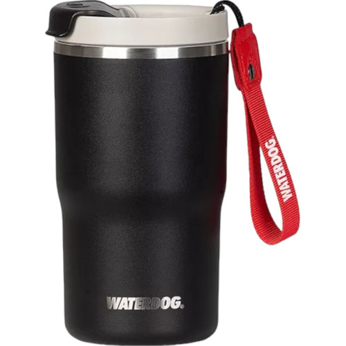 Vaso Termico Waterdog Clyde 480ml Ceramica Hermetico Negro Liso