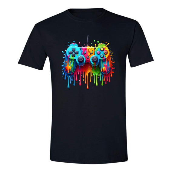 Playera Hombre Gaming Psicodélico 000085n