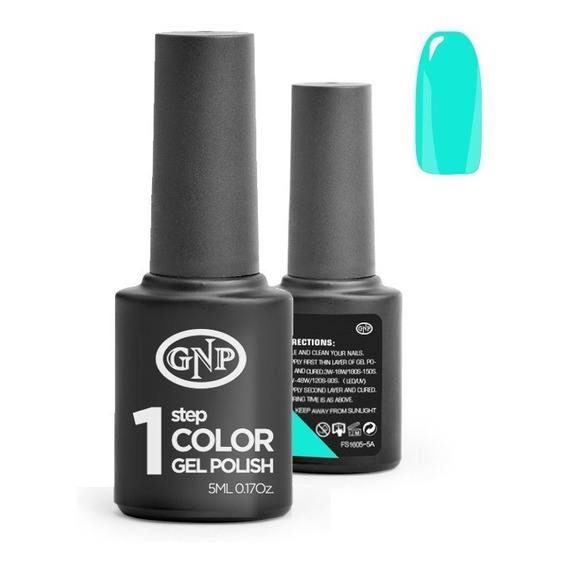 Esmalte En Gel Gnp De Un Solo Paso! #25 Verde Agua