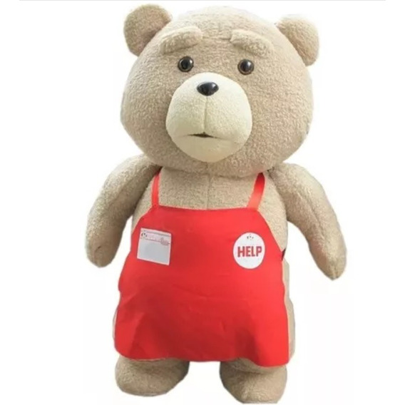 Peluche Oso Ted 2 Con Delantal En Supermercado 48 Cm