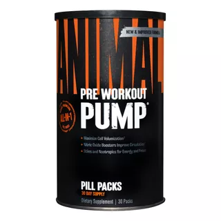 Animal Pump Pre Entreno Universal Nutrition 30 Packs