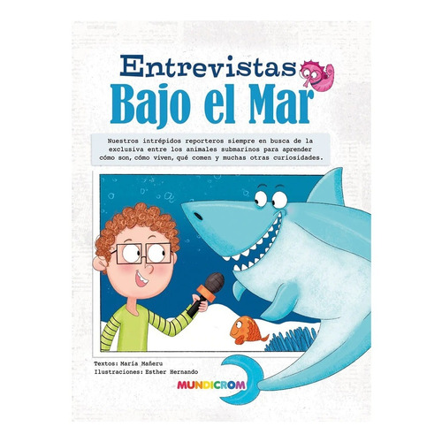 Libro Infantil Entrevistas Bajo El Mar