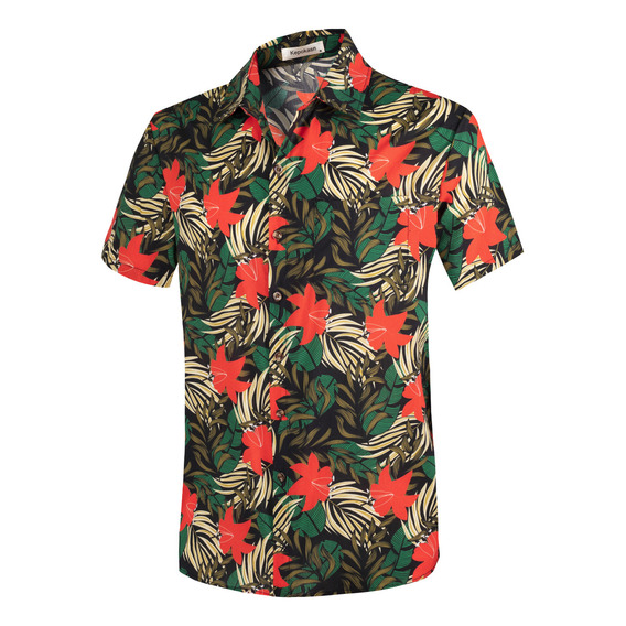 Camisa Hawaiana Para Hombre,camisas De Playa Para Hombre