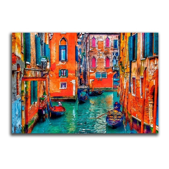 Cuadro Venecia Colores Xl